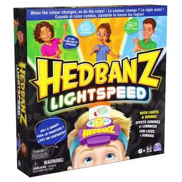HEDBANZ KIM JESTEM LIGHTSPEED GRA LOGICZNA DLA DZIECI 6+ CZÓŁKO