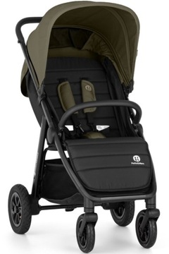 Petite&Mars AIRWALK Wózek Spacerowy do 22 kg pompowane koła Olive