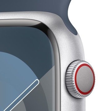 Умные часы Apple Watch Series 9 с GPS и сотовой связью, 45 мм, серебристого цвета