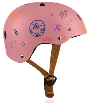 LIONELO Kask dziecięcy na rower hulajnogę S Helmet PINK 50-56cm od 2 lat