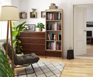 КНИЖНЫЙ ШКАФ ДЛЯ ОФИСА, ДОМА, КАБИНЕТНАЯ МЕБЕЛЬ 60x35x180