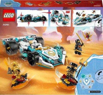 LEGO Bricks Ninjago 71791 Сила дракона Зейна — Гонщик Кружитцу
