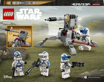 LEGO Star Wars 75345 Солдаты-клоны из 501-го полка
