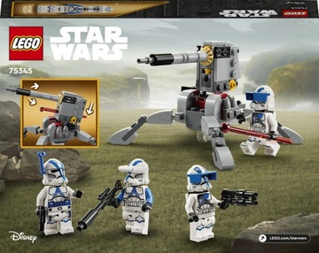 Lego STAR WARS 75345 Zestaw bitewny - żołnierze...