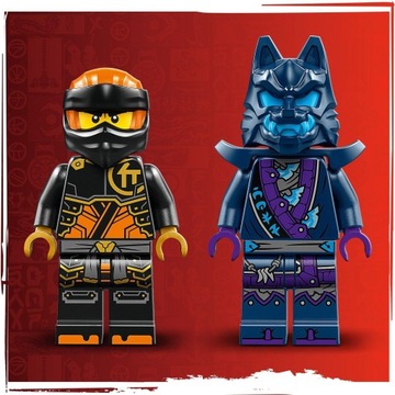 LEGO NINJAGO 71806 МЕХ ЭЛЕМЕНТА ЗЕМЛИ КОУЛА + БУМАЖНЫЙ ПАКЕТ LEGO СРЕДНИЙ