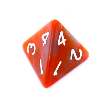 Rebel Zestaw Kości RPG Pomarańczowo-szare