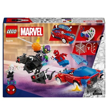 LEGO Super Heroes 76279 Samochód Spider-Mana i Zielony Goblin Venom