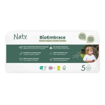 Підгузки Naty Bioembrace Junior 11-25 кг - ECONOMY PACK (40 шт.)