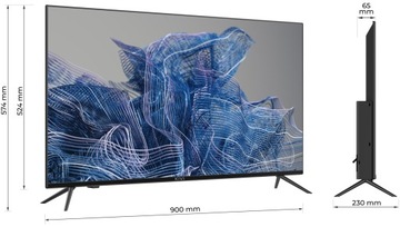 KIVI 40F740NB 40-дюймовый светодиодный телевизор AndroidTV WiFi FULL HD SMART