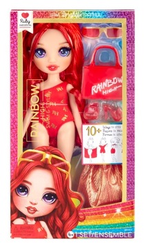 RAINBOW HIGH LALKA RUBY ANDERSON SWIM AND STYLE + AKCESORIA