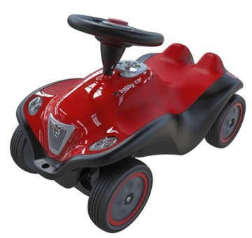 RIDE ON BOBBY CAR NEXT 2.0 RED С ОГНЯМИ PUSHER PUSH BIG