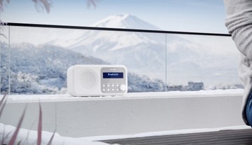 DAB+, FM-радио с питанием от сети и аккумулятором Sharp DR-P420 Bluetooth White