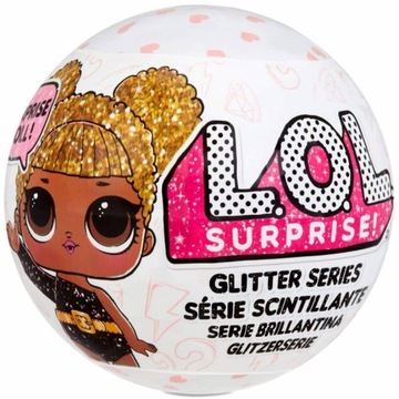 LOL LALKA SURPRISE GLITTER SERIES BROKATOWA 576105