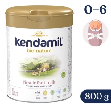 Молоко адаптоване Kendamil 1 Стартові Bio Nature 800 г Без Олії Риб'ячого
