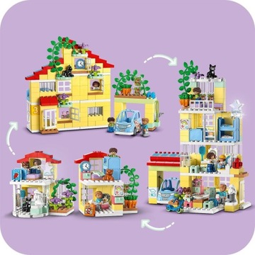 DUPLO блоки 10994 Семейный дом 3 в 1