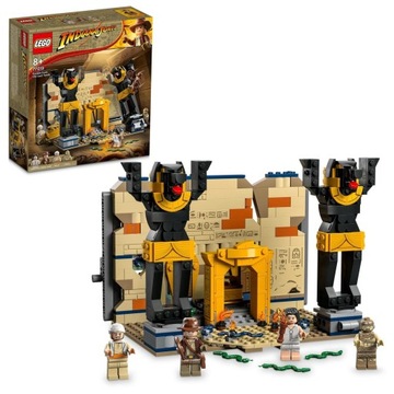 LEGO INDIANA JONES 77013 UCIECZKA Z ZAGINIONEGO GROBOWCA MUMIA ARKA