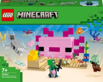 LEGO 21247 MINECRAFT ДОМ АКСОЛОТЛЯ