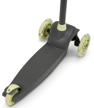 СКУТЕР LIONELO JESSY BALANCE, ТРЕХКОЛЕСНЫЙ, СВЕТЯЩИЕСЯ КОЛЕСА, ЗЕЛЕНЫЙ, 50 кг.