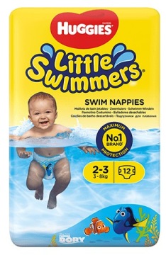Підгузки для плавання Huggies Little Swimmers р. 2-3 12 шт.