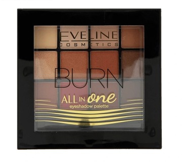 Eveline Cosmetics All In One Eyeshadow Palette 03 Burn paleta cieni 12g