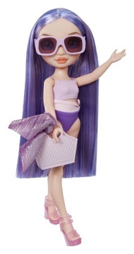 КУКЛА RAINBOW HIGH VIOLET WILLOW SWIM AND STYLE + АКСЕССУАРЫ