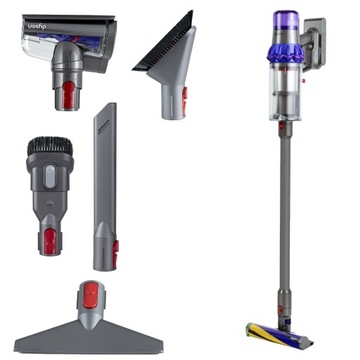 Вертикальный пылесос Dyson V15 Detect Fluffy серебристый/серый