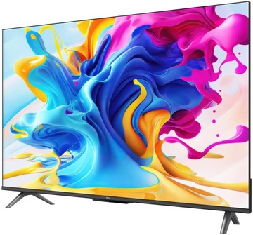 Телевизор QLED TCL 43C645 43 дюйма 4K UHD черный + регулируемый кронштейн 32–75 40 кг