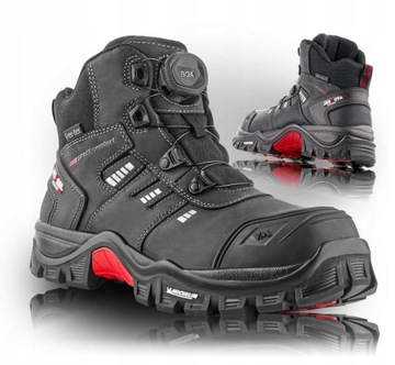 WODOODPORNE WYGODNE BUTY ROBOCZE MĘSKIE VM FOOTWEAR BUFFALO S3 WIĄZANIE BOA