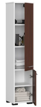 ПОЛКА ДЛЯ ВАННОЙ 2 ДВЕРИ, БЕЛЫЙ ВЕНГЕ