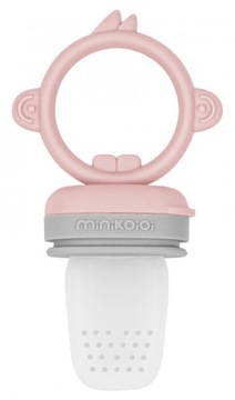 Minikoioi Feeder Teether Pinky Pink/ Powder Grey gryzak do karmienia Pinky