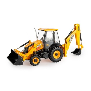 Погрузчик и экскаватор JCB, желтый