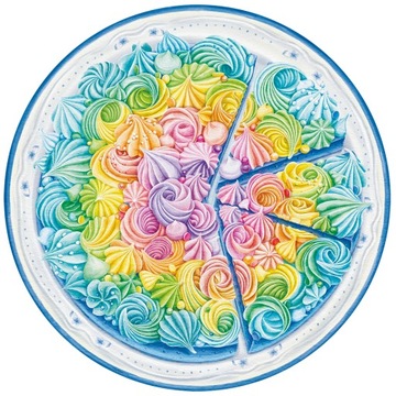 Puzzle Ravensburger PALETA KOLORÓW 500 elementów Paleta kolorów Ciacho