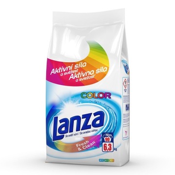 Lanza Fresh & Clean Color proszek do prania kolorowych tkanin zachowuje intensywność