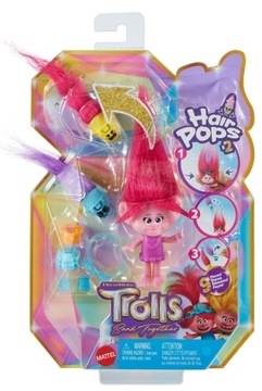 Trolls Band Together Zestaw figurek Trole hair Pops - Poppy HNF02 HNF10