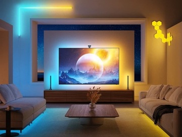 Подсветка Govee Envisual T2 для светодиодных телевизоров RGBIC WiFi TV диагональю 55–65 дюймов