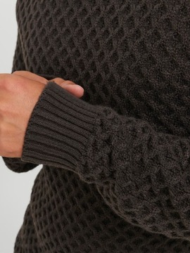 Sweter męski JackJones JPRBLASTEEN STRUCTURE KNIT LN r. S