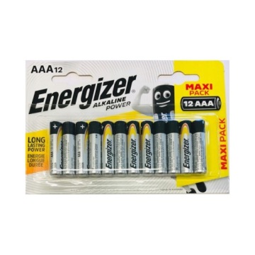 Bateria alkaliczna Energizer AAA (R3) 12 szt.