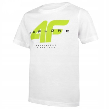 ФУТБОЛКА ДЛЯ МАЛЬЧИКОВ 4F ДЕТСКАЯ ФУТБОЛКА