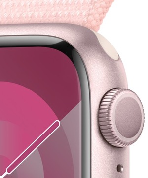 Умные часы APPLE Watch 9 с GPS, 41 мм, розовые