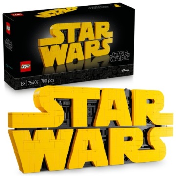 LEGO - STAR WARS - логотип STAR WARS виготовлені з деталей - 75407