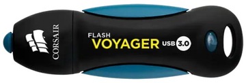 CORSAIR PENDRIVE Voyager 64GB USB 3.0 190/55MBs flashdrive przenośny gumowy