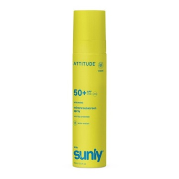 ATTITUDE Sunly Мінеральний крем з фільтром SPF 50 для дітей, без запаху