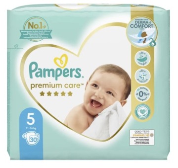 Підгузки Pampers Premium Care розмір 5 30 шт. Delicate Comfort