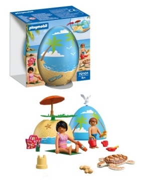 Конструктор Playmobil 72101 Творчі яйце: Канікули на пляжі