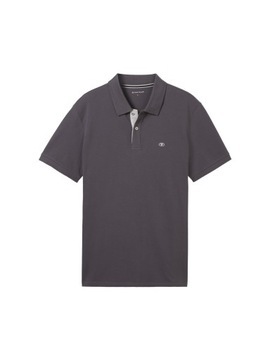 Koszulka polo męska Tom Tailor basic polo with contrast r.XXL Dark Shadow