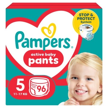 Трусики-підгузки Pampers Active Baby, розмір 5, 96 шт., 11 кг-17 кг