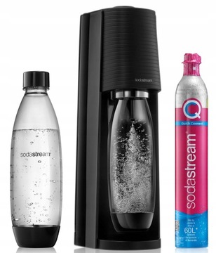 Карбонатор SODASTREAM Terra Black, 1 баллон-картридж на 60л.