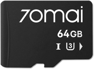 Комплект: фронтальная камера 70mai A500S + карта 64Гб