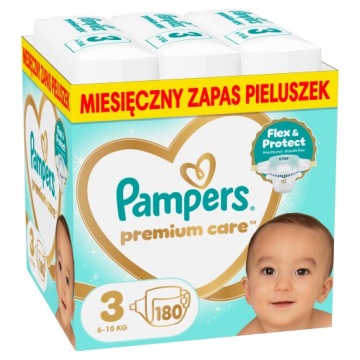 Підгузки Pampers Premium Care Розмір 3 180 шт. 6-10 кг