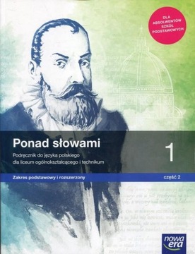 Ponad słowami 1 część 2 podręcznik Nowa Era